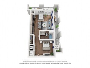E1 1103 floor plan