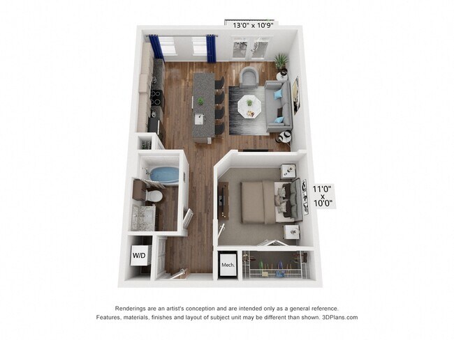 Unit 1343 1343 floor plan