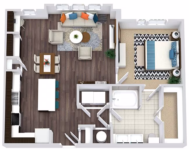 Unit 355 247 floor plan