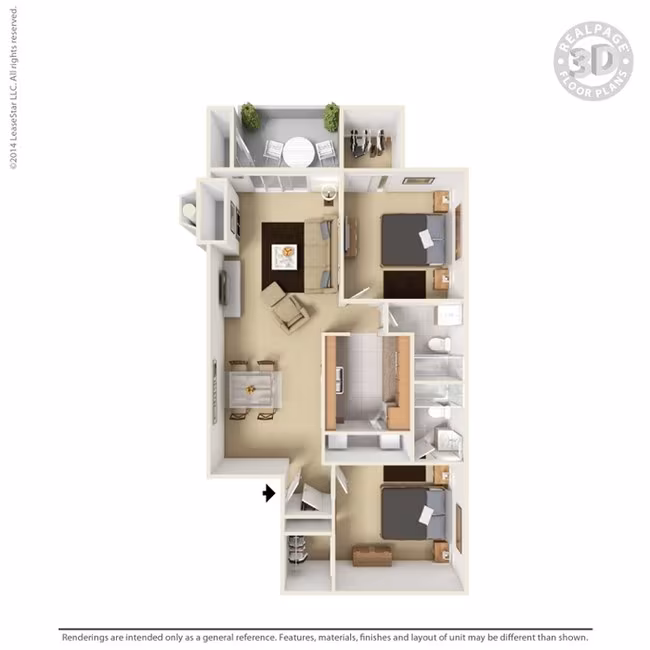 B2 1404 floor plan