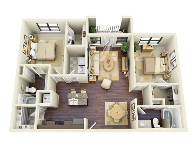 B1 626 floor plan