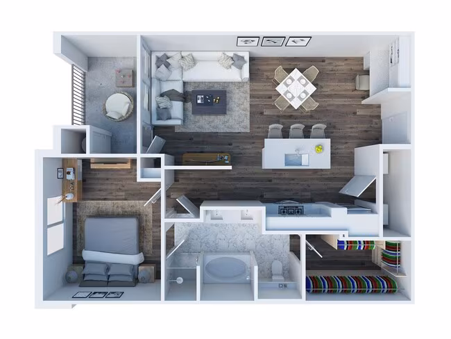 Unit C302 B305 floor plan