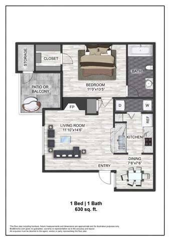 Unit 1418 1418 floor plan