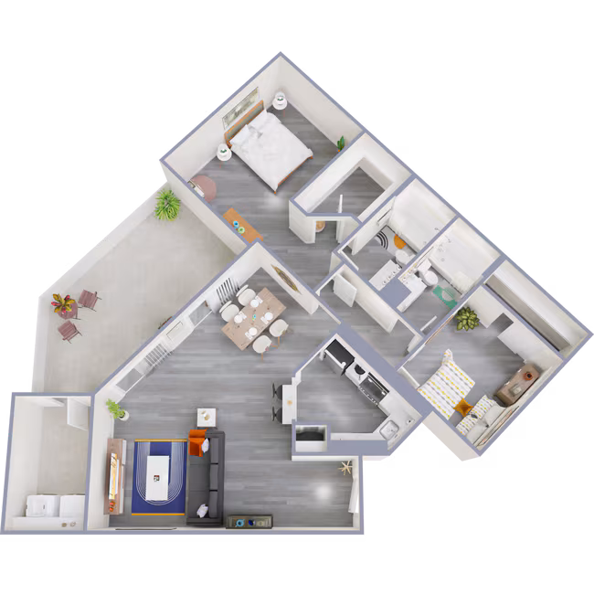 Wave 1-1504 floor plan