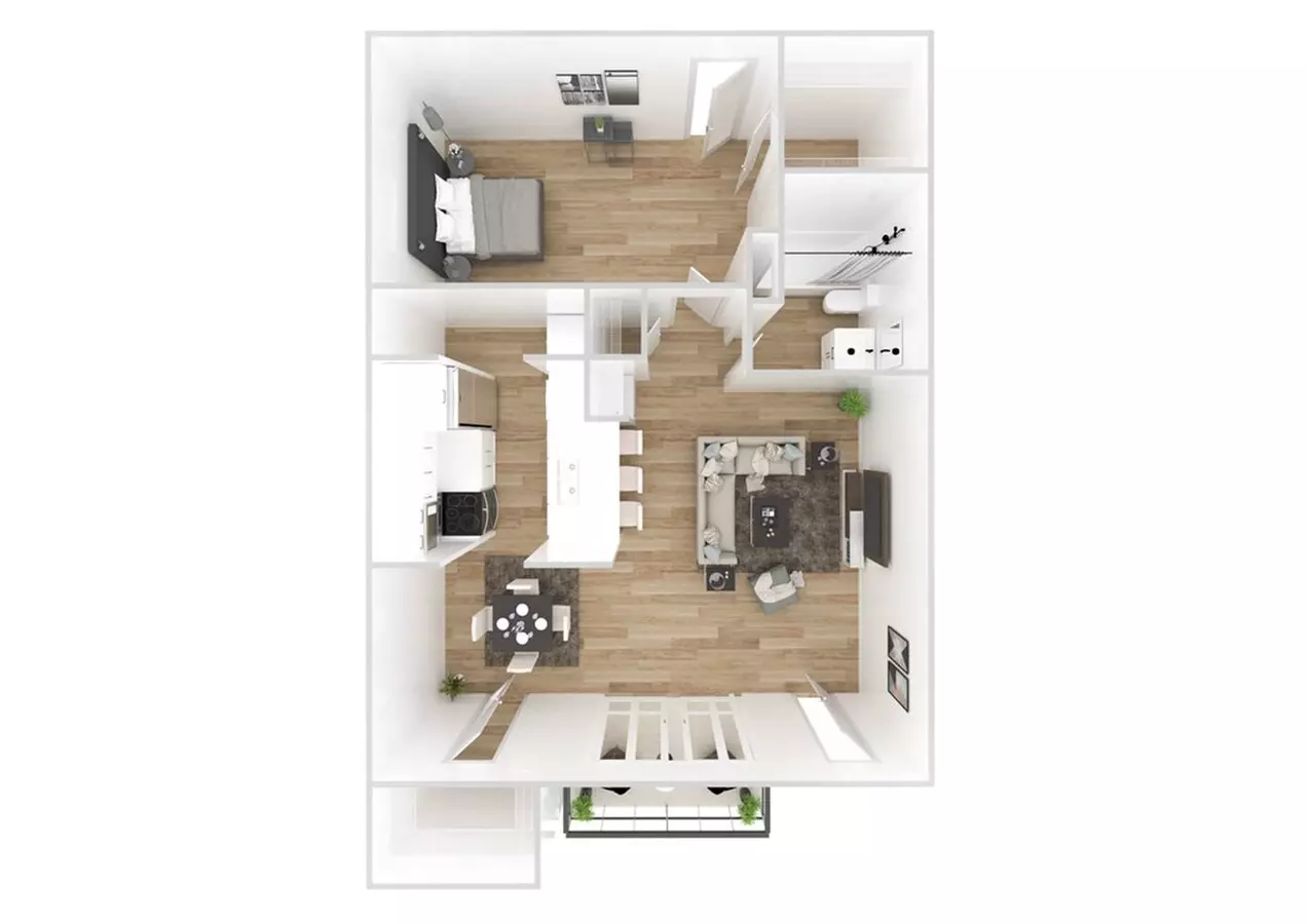 Picasso | Renovated 2-2205 floor plan