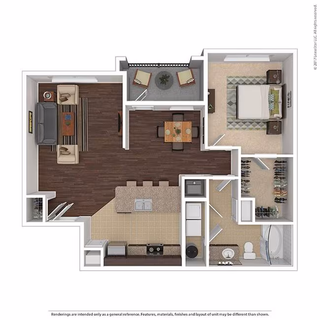 A1C 7-7307 floor plan
