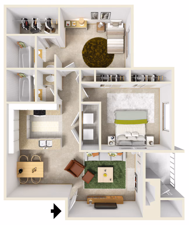 Unit 2018 1603 floor plan