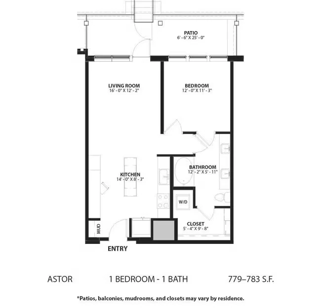 Astor 01-1334 floor plan