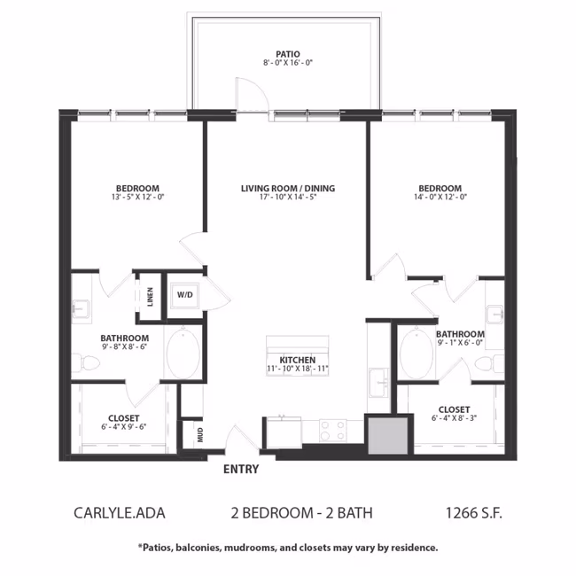 Unit 01-1165 01-1165 floor plan