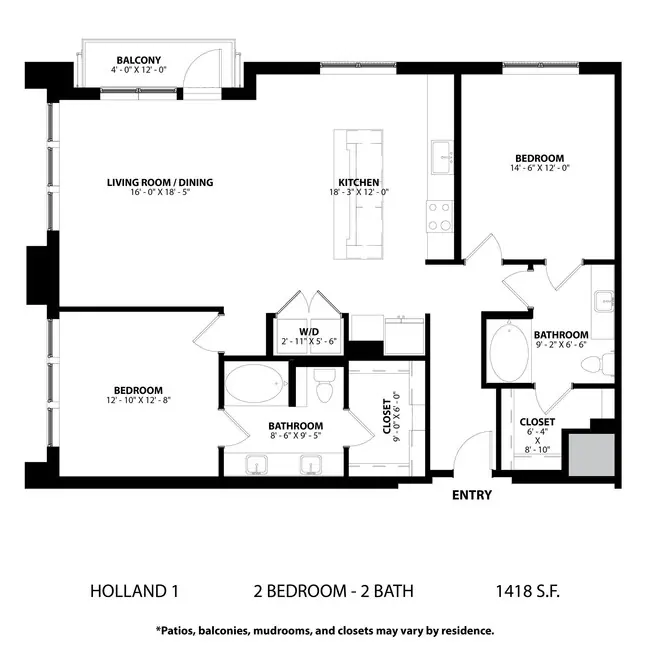 Unit 01-1318 01-1318 floor plan