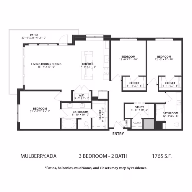 Unit 01-1256 01-1256 floor plan