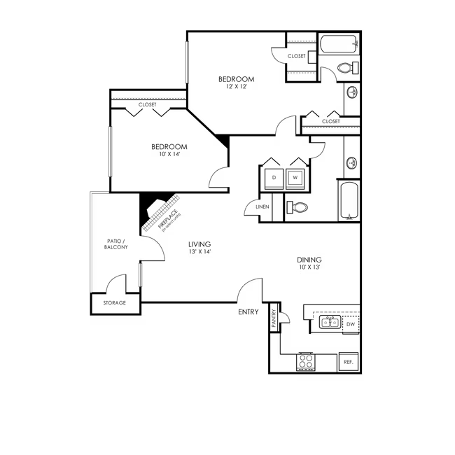 B2 428 floor plan