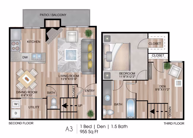 A3 1721B floor plan