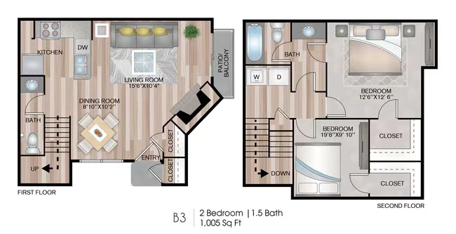 B3 1815F floor plan