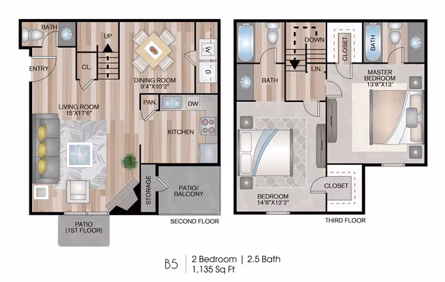 B5 1721L floor plan