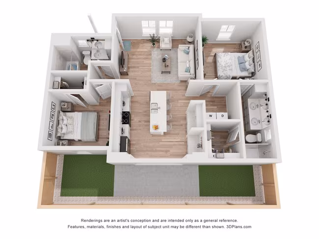 Unit 0437 0800 floor plan