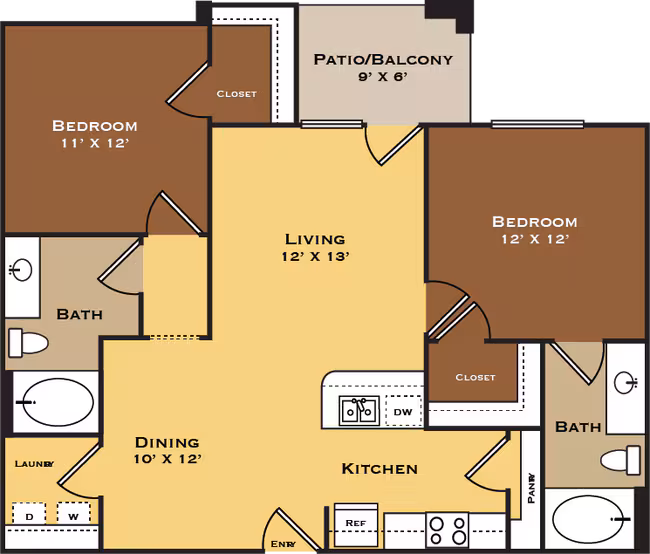 Unit 5-5316 5-5316 floor plan
