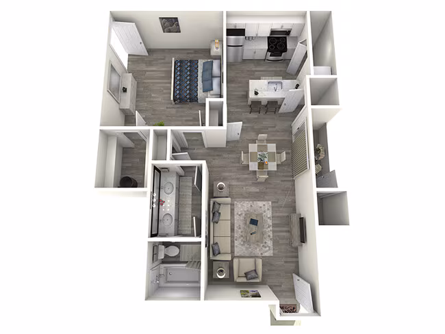 1x1-750 6301 floor plan