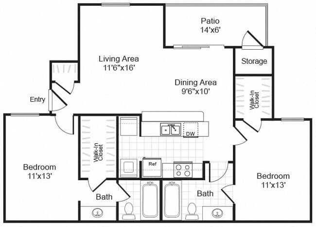 Unit 08-318 08-318 floor plan