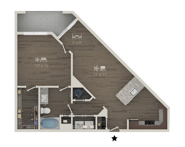 Unit 3120 3120 floor plan
