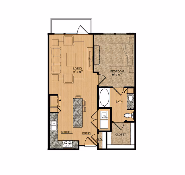 Unit 311 311 floor plan