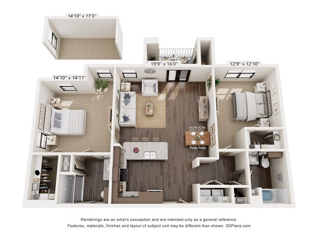 Unit 223 223 floor plan