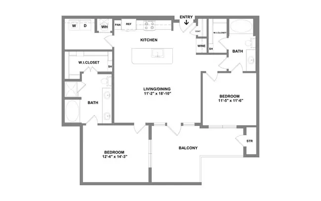 B3 3129 floor plan