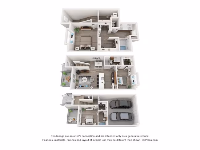 Unit TH104 TH101 floor plan