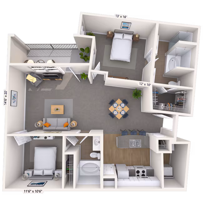 Unit 01521 01521 floor plan