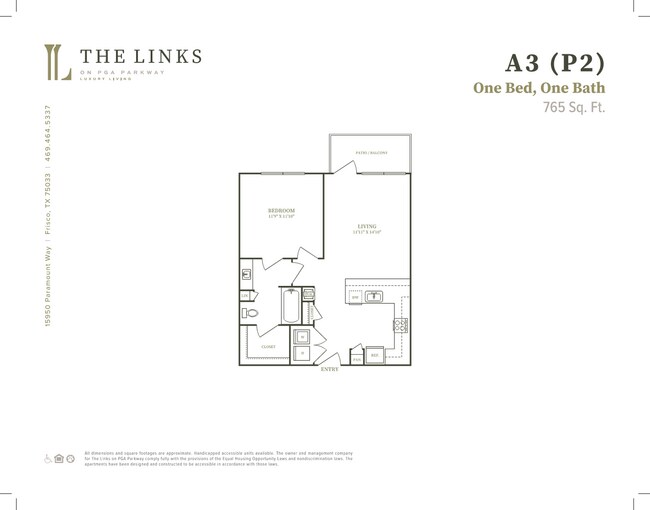 Unit P2-1121 P2-1121 floor plan