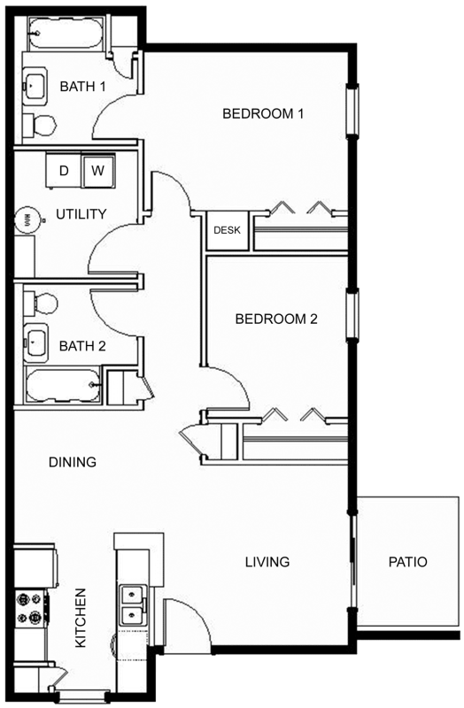 Unit 1601 3001 floor plan