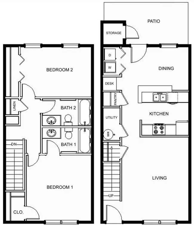 Unit 1604 2201 floor plan