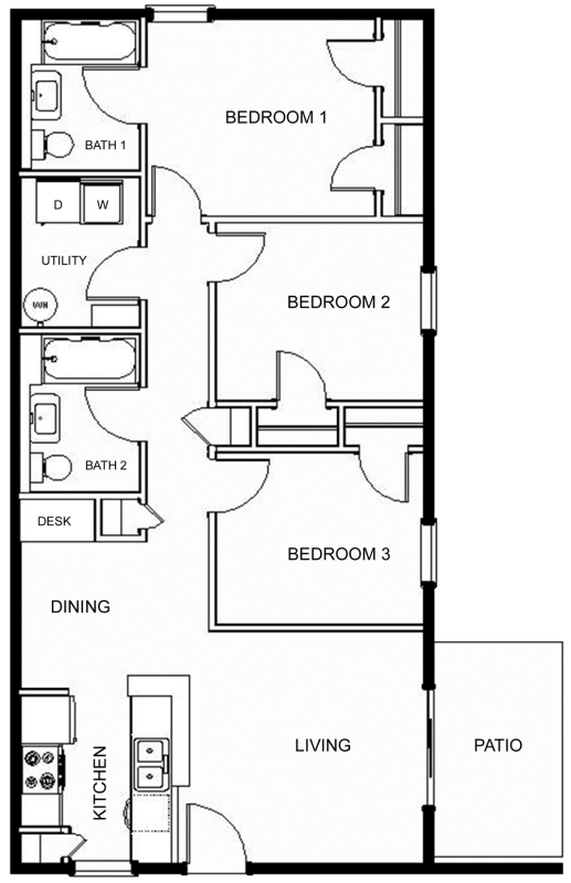 Unit 3301 3301 floor plan