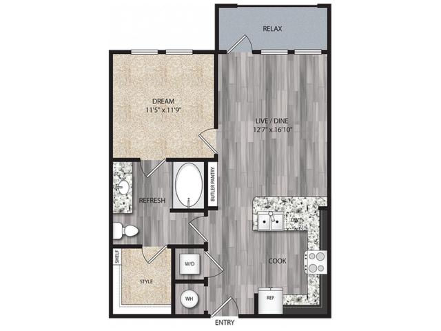 Unit 9301 11-11217 floor plan