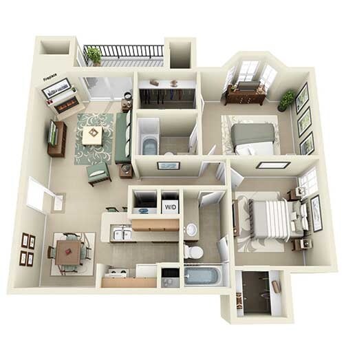 Unit 14124 09206 floor plan