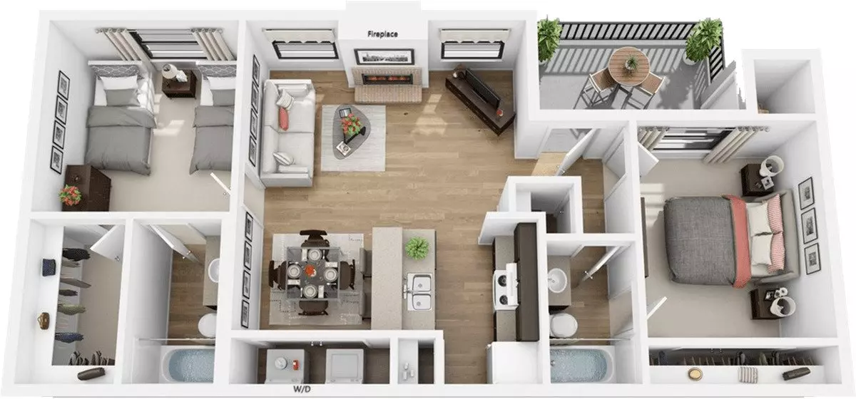 B2P 164 floor plan