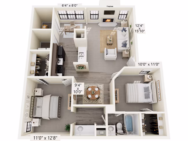 Unit 1504 1504 floor plan