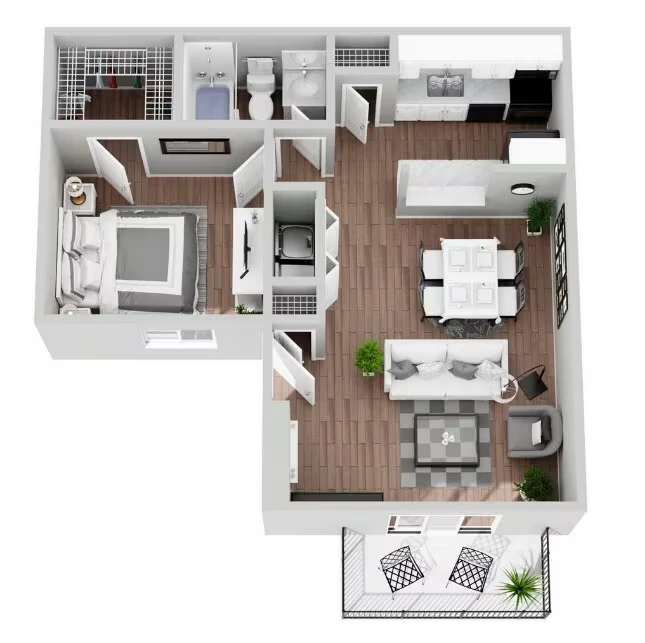 A1 327 floor plan
