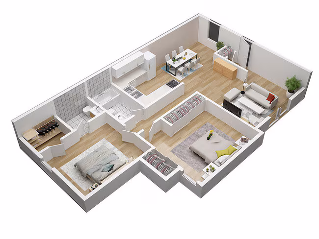 Unit 1123-203 1123-203 floor plan