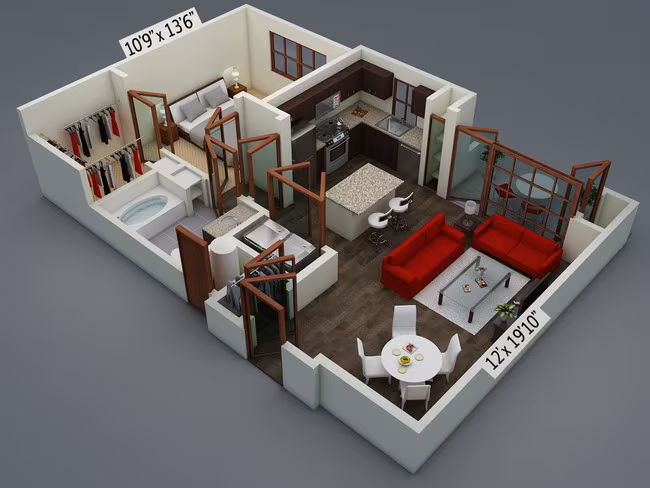 Unit 410 367 floor plan