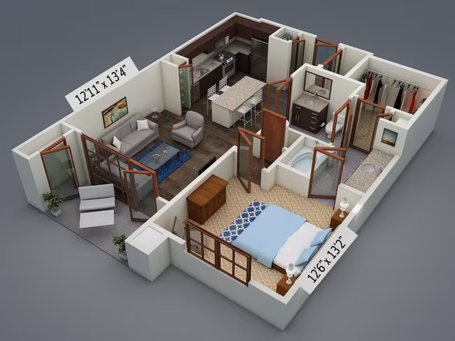 Unit 429 322 floor plan