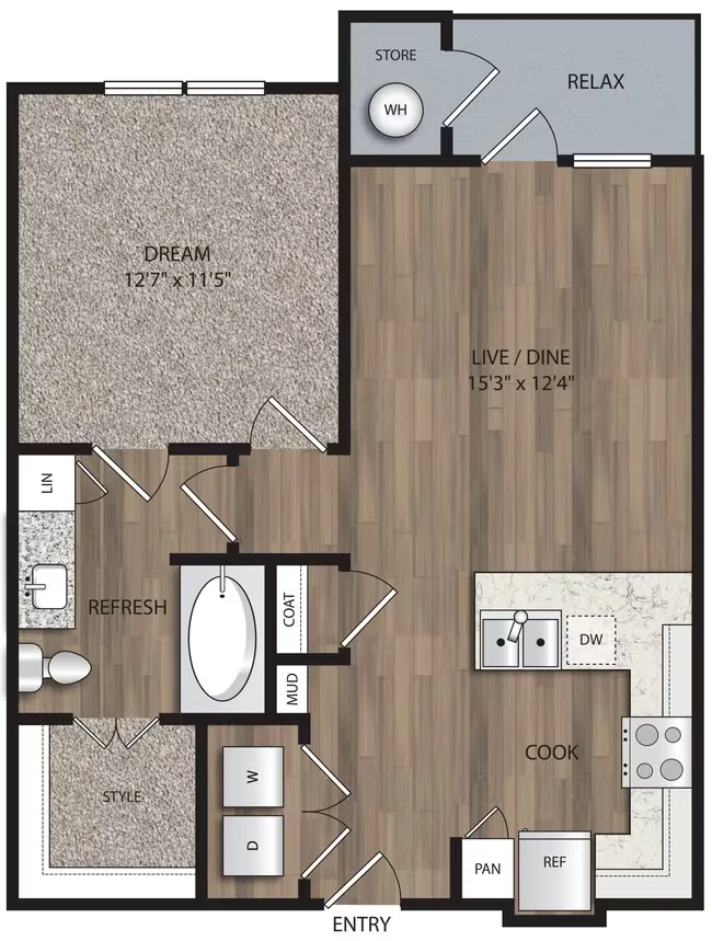 A1 1217 floor plan