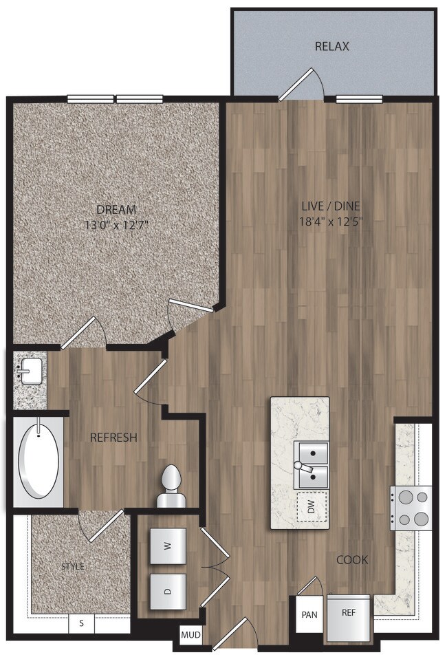 Unit 2105 2105 floor plan