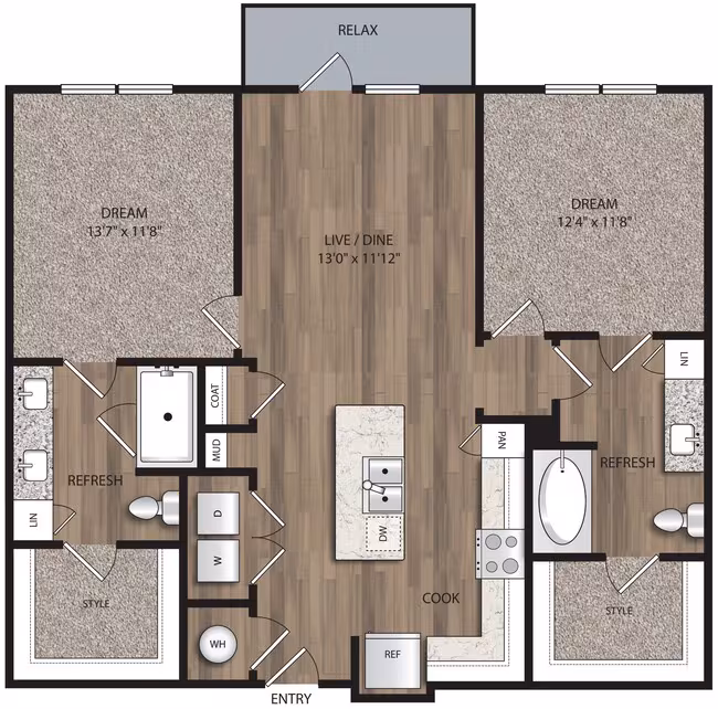 Unit 2304 2304 floor plan