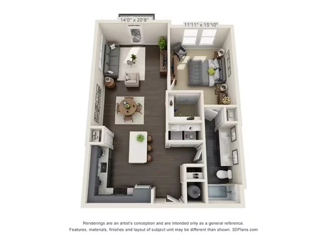 Kimball 3119 floor plan