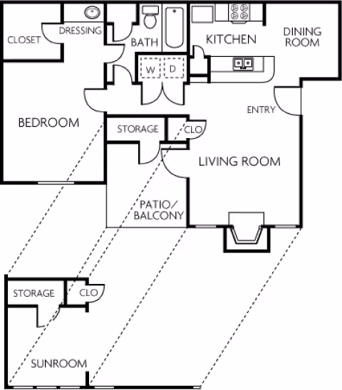 Unit 1410 1410 floor plan