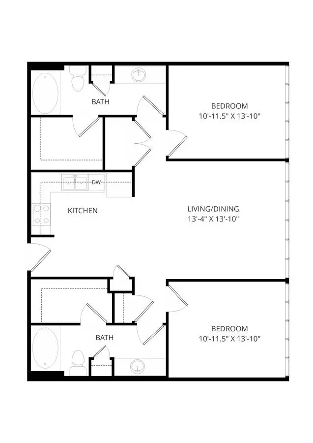 Amberton P2-2444 floor plan