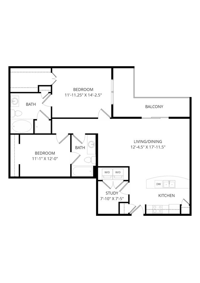 Holfold P1-1404 floor plan