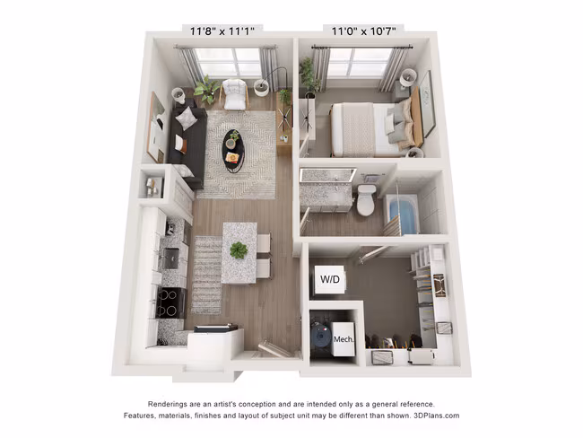 Unit 7207 2103 floor plan
