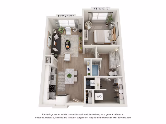 Unit 5307 5307 floor plan